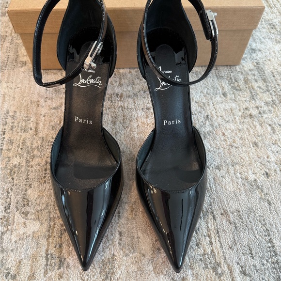 Christian Louboutin Shoes - Christian Louboutin Glossy Black Heels
